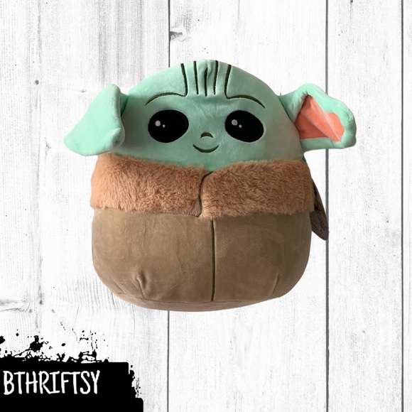 kellytoy Accessories - Yoda Squishmallow 10”